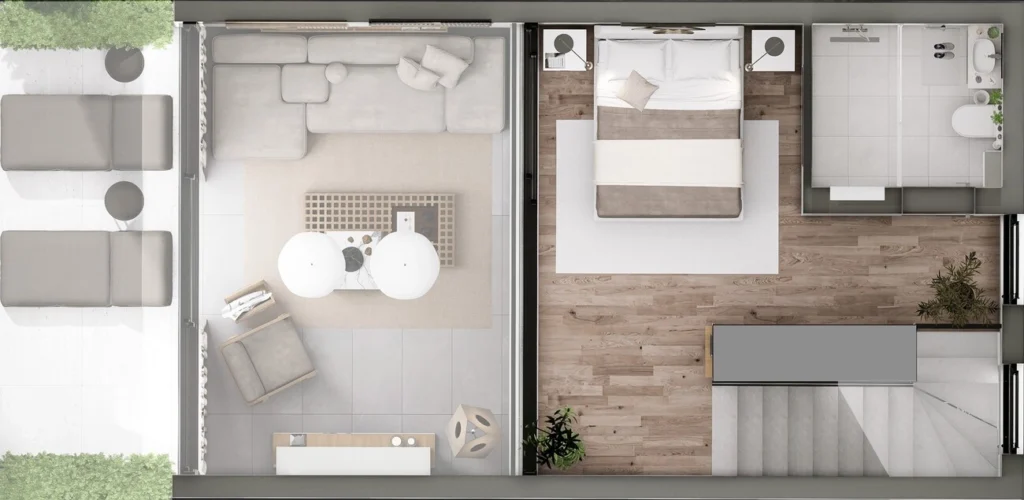 1 BR Doppelhaushälfte