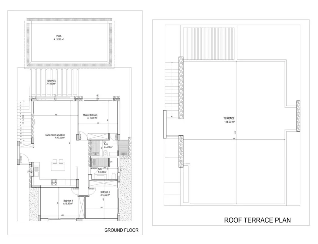 3 BR bungalov