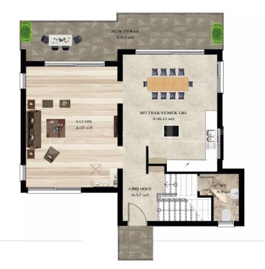 3 BR villa