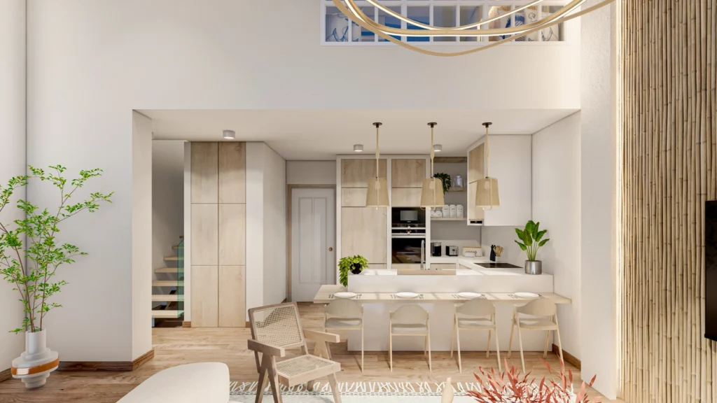 1 BR duplex