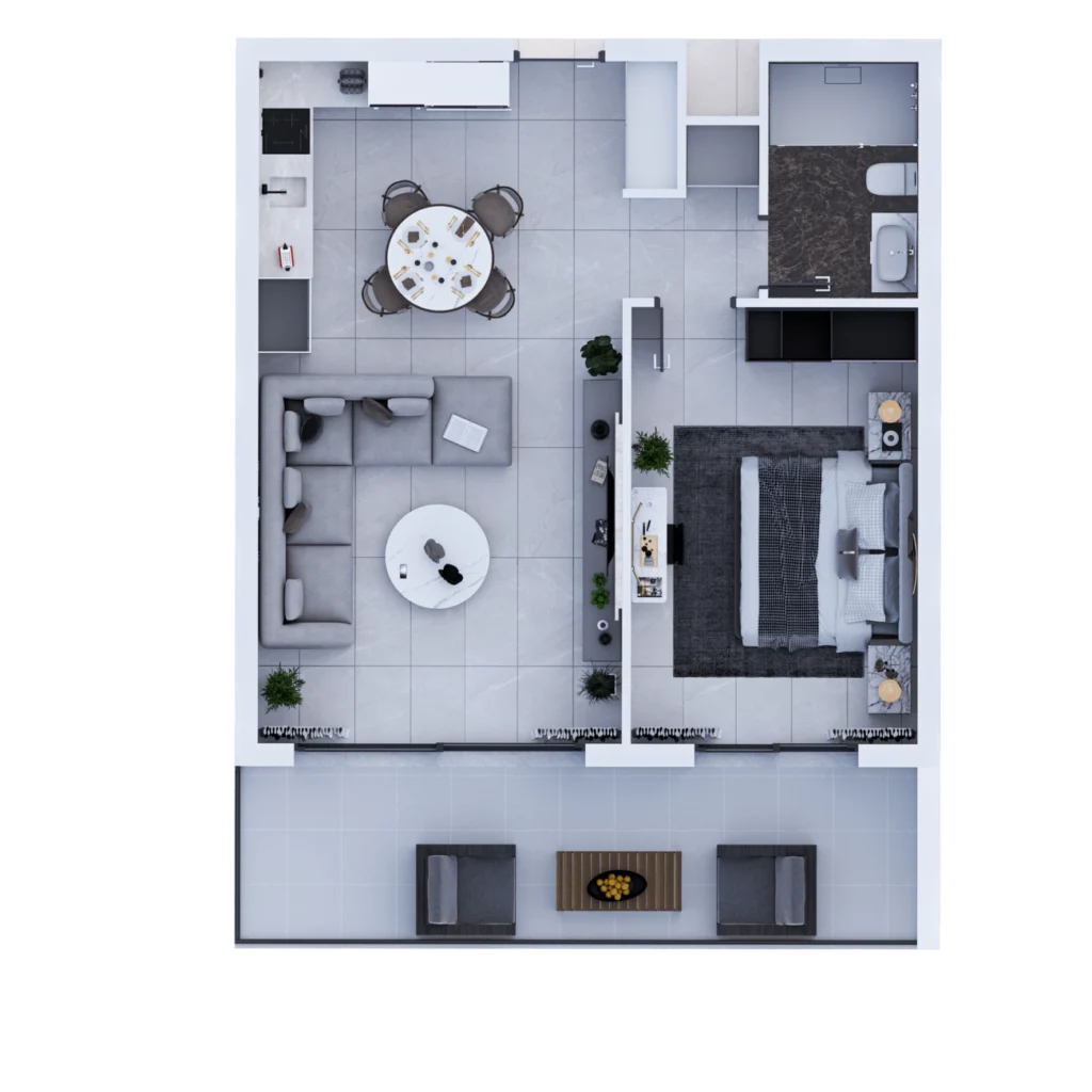 Apartamenty 1 BR