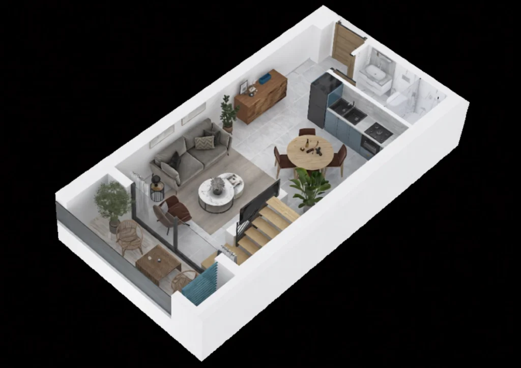 1 BR penthouse