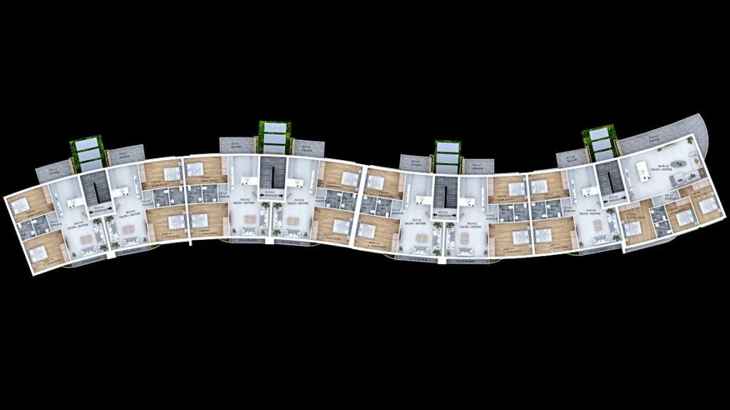 2 BR daireler