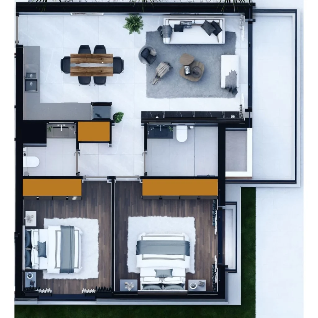 Apartamenty 2 BR