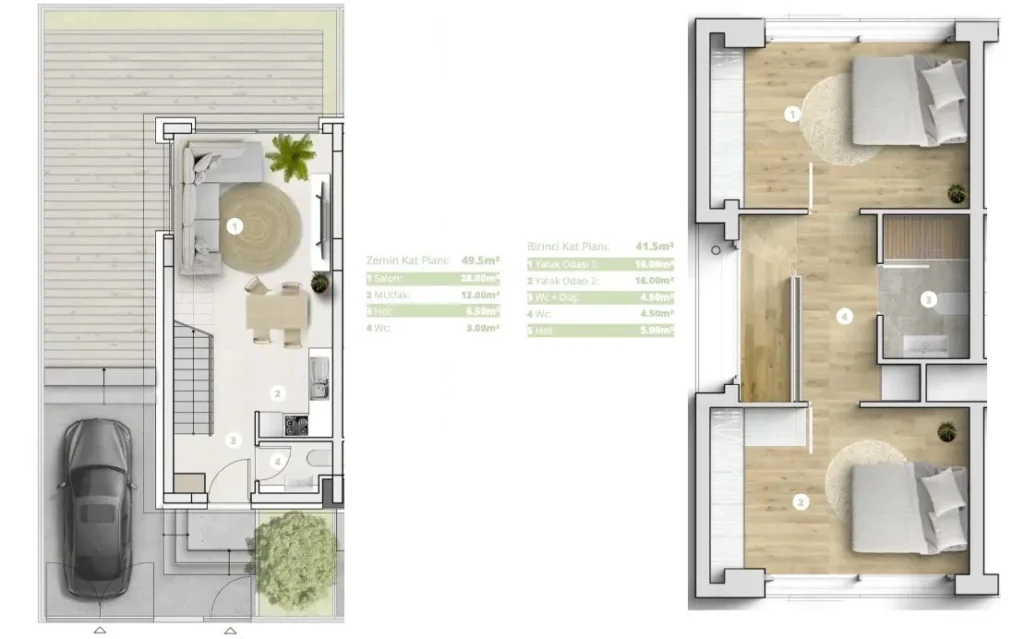 2 BR villa