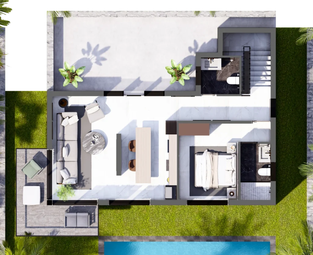 3 BR villa