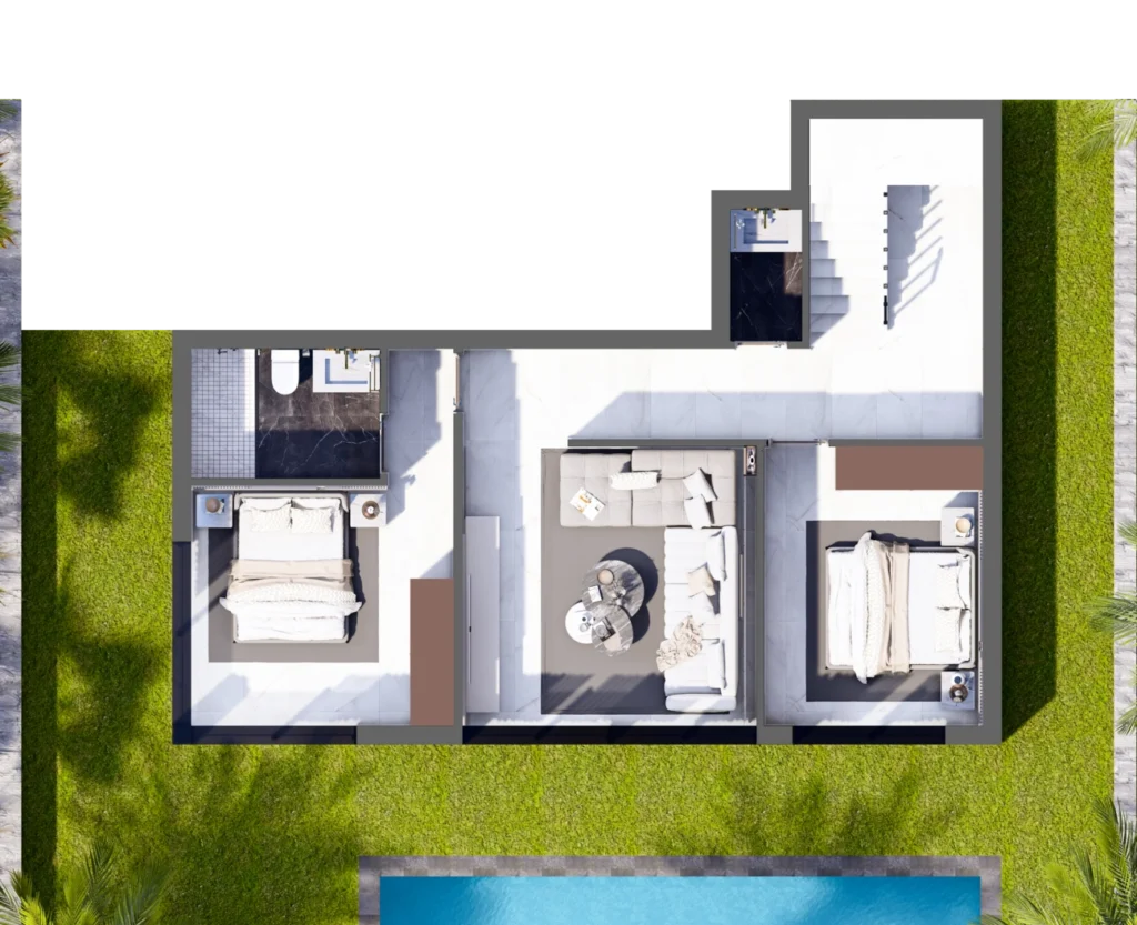 3 BR villa