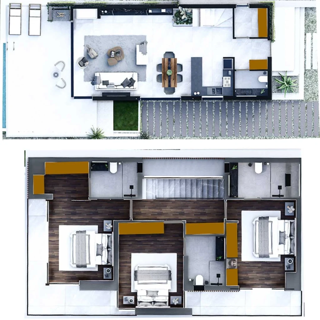3 BR villa