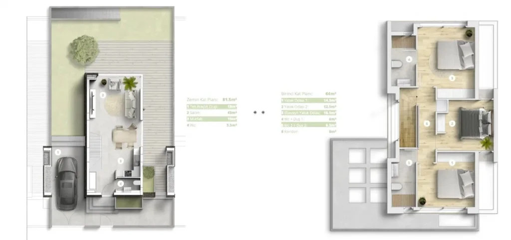 3 BR villa