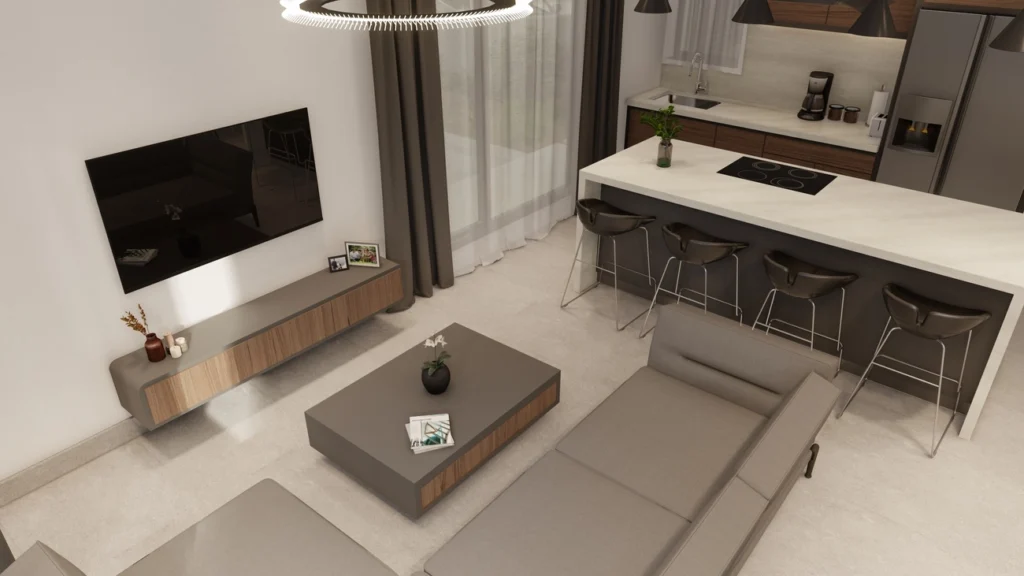 1 BR dubleks