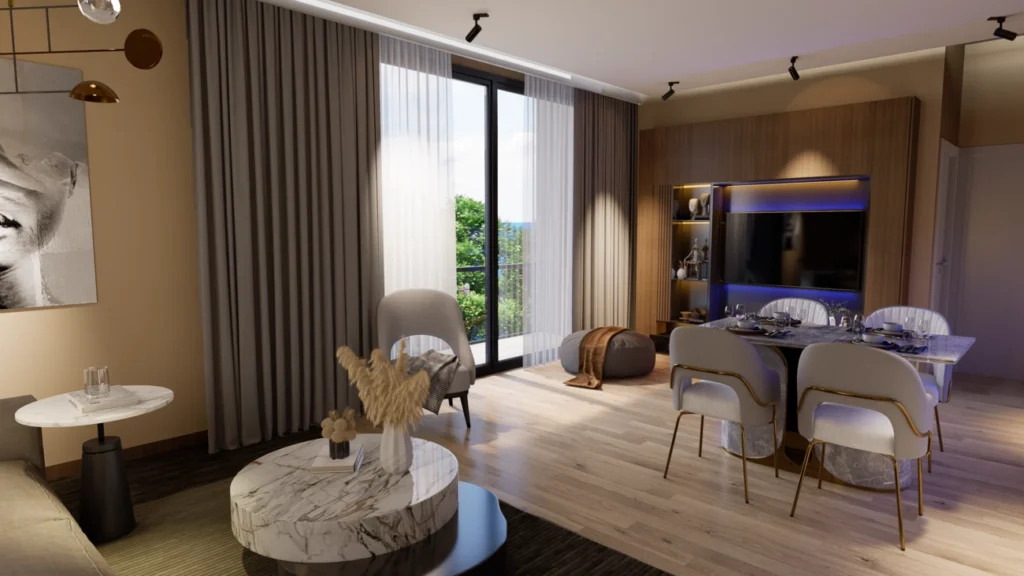 1 BR Wohnungen