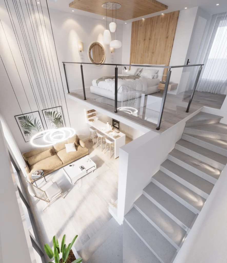 1 BR duplex