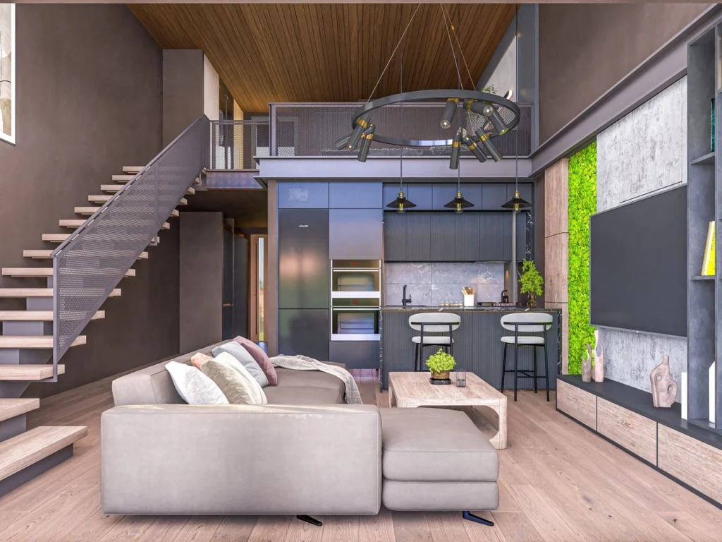 1 BR duplex