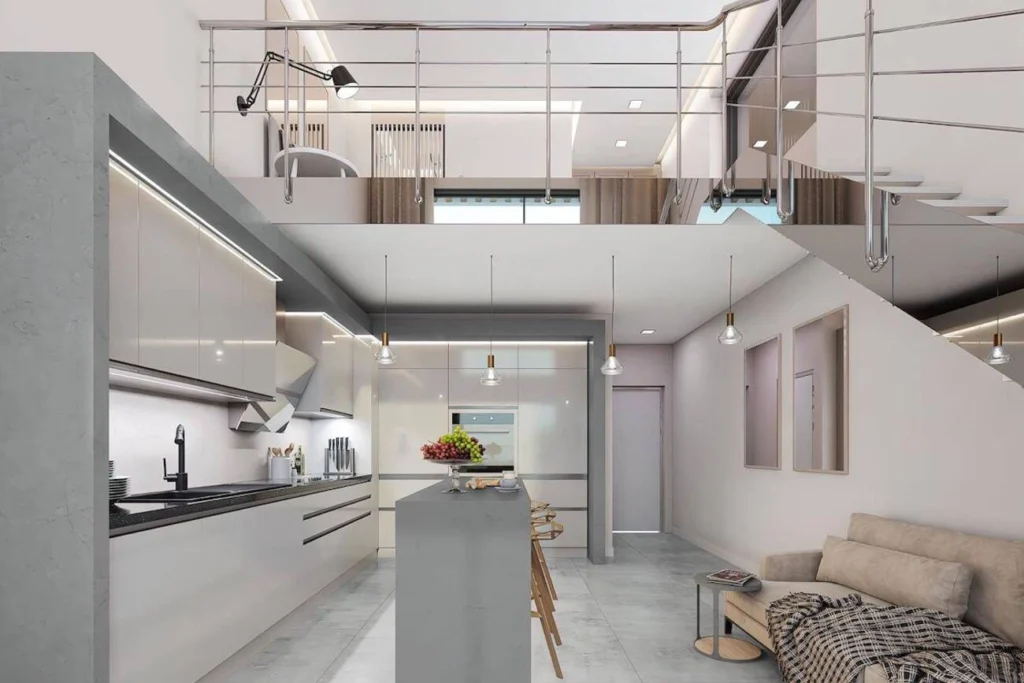 1 BR çatı katı