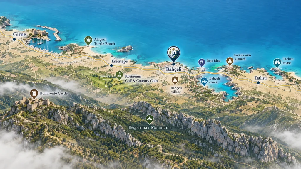 10 nejlepších turistických atrakcí v Bahçeli na Severním Kypru